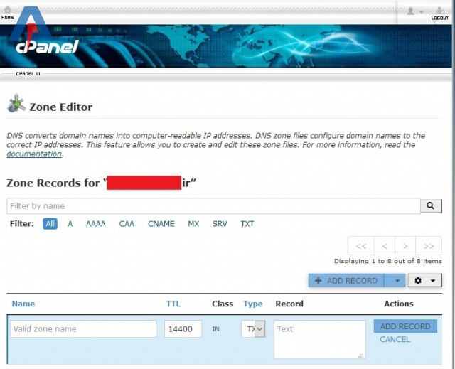 تائیدیه دامنه در وبمستر گوگل Associate a DNS record with Google